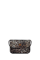 Woman Leopard Long Strap Patterned Crossbody Bag | Derimod Woman Leopard Long Strap Patterned Crossbody Bag | Derimod