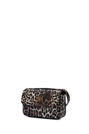 Woman Leopard Long Strap Patterned Crossbody Bag | Derimod Woman Leopard Long Strap Patterned Crossbody Bag | Derimod
