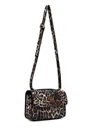 Woman Leopard Long Strap Patterned Crossbody Bag | Derimod Woman Leopard Long Strap Patterned Crossbody Bag | Derimod