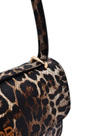 Woman Leopard Long Strap Patterned Crossbody Bag | Derimod Woman Leopard Long Strap Patterned Crossbody Bag | Derimod