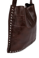 Women's Brown Printed Shoulder Bag | Derimod Women's Brown Printed Shoulder Bag | Derimod