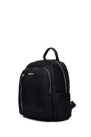 Woman Black Fabric Backpack | Derimod Woman Black Fabric Backpack | Derimod