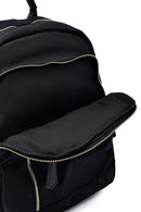 Woman Black Fabric Backpack | Derimod Woman Black Fabric Backpack | Derimod