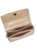 Women's Beige Long Strap Patterned Mini Shoulder Bag | Derimod Women's Beige Long Strap Patterned Mini Shoulder Bag | Derimod