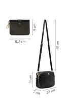 Women's Black Long Strap Crossbody Bag | Derimod Women's Black Long Strap Crossbody Bag | Derimod