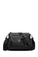Women's Black Long Strap Crossbody Bag | Derimod Women's Black Long Strap Crossbody Bag | Derimod