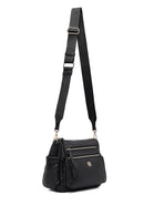 Women's Black Long Strap Crossbody Bag | Derimod Women's Black Long Strap Crossbody Bag | Derimod