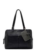 Women's Black Long Strap Shoulder Bag | Derimod Women's Black Long Strap Shoulder Bag | Derimod
