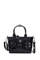 Women's Black Long Strap Mini Shoulder Bag | Derimod Women's Black Long Strap Mini Shoulder Bag | Derimod