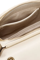 Women's Cream Long Strap Quilted Shoulder Bag | Derimod Women's Cream Long Strap Quilted Shoulder Bag | Derimod
