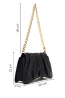 Women's Black Chain Strap Classic Shoulder Bag | Derimod Women's Black Chain Strap Classic Shoulder Bag | Derimod