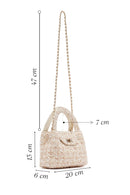 Woman Cream Long Strap Mini Handbag | Derimod Woman Cream Long Strap Mini Handbag | Derimod
