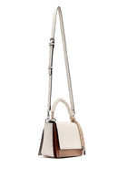 Woman Beige Long Strap Crocodile Patterned Crossbody Bag | Derimod Woman Beige Long Strap Crocodile Patterned Crossbody Bag | Derimod