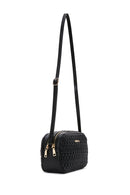 Women's Black Quilted Crossbody Bag | Derimod Women's Black Quilted Crossbody Bag | Derimod