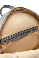 Woman Gray Fabric Backpack | Derimod Woman Gray Fabric Backpack | Derimod