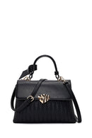 Women's Black Long Strap Classic Shoulder Bag | Derimod Women's Black Long Strap Classic Shoulder Bag | Derimod