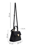 Women's Black Long Strap Classic Shoulder Bag | Derimod Women's Black Long Strap Classic Shoulder Bag | Derimod