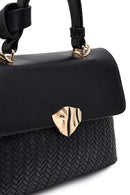 Women's Black Long Strap Classic Shoulder Bag | Derimod Women's Black Long Strap Classic Shoulder Bag | Derimod