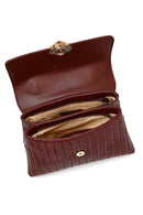 Women's Brown Long Strap Classic Shoulder Bag | Derimod Women's Brown Long Strap Classic Shoulder Bag | Derimod