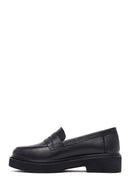 Kadın Siyah Deri Maskülen Loafer | Derimod Kadın Siyah Deri Maskülen Loafer | Derimod