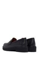 Kadın Siyah Deri Maskülen Loafer | Derimod Kadın Siyah Deri Maskülen Loafer | Derimod