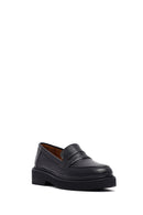 Kadın Siyah Deri Maskülen Loafer | Derimod Kadın Siyah Deri Maskülen Loafer | Derimod