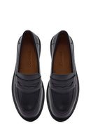 Kadın Siyah Deri Maskülen Loafer | Derimod Kadın Siyah Deri Maskülen Loafer | Derimod