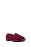 Women's Burgundy Fabric Loafer | Derimod Women's Burgundy Fabric Loafer | Derimod