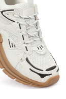 Kadın Beyaz Bağcıklı Kalın Tabanlı Sneaker | Derimod Kadın Beyaz Bağcıklı Kalın Tabanlı Sneaker | Derimod