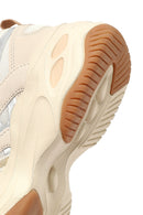 Women's Beige Lace-Up Thick-Soled Sneaker | Derimod Women's Beige Lace-Up Thick-Soled Sneaker | Derimod