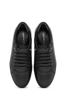 Woman Black Leather Comfort Shoes | Derimod Woman Black Leather Comfort Shoes | Derimod