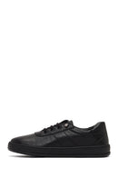 Women's Black Lace-up Leather Comfort Shoe | Derimod Women's Black Lace-up Leather Comfort Shoe | Derimod