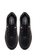 Women's Black Lace-up Leather Comfort Shoe | Derimod Women's Black Lace-up Leather Comfort Shoe | Derimod
