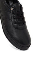 Women's Black Lace-up Leather Comfort Shoe | Derimod Women's Black Lace-up Leather Comfort Shoe | Derimod