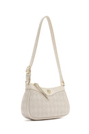 Women's Cream Printed Crossbody Bag | Derimod Women's Cream Printed Crossbody Bag | Derimod