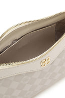 Women's Cream Printed Crossbody Bag | Derimod Women's Cream Printed Crossbody Bag | Derimod