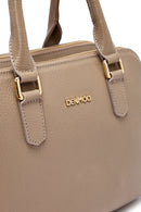 Woman Mink Long Strap Leather Classic Handbag | Derimod Woman Mink Long Strap Leather Classic Handbag | Derimod