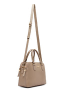 Woman Mink Long Strap Leather Classic Handbag | Derimod Woman Mink Long Strap Leather Classic Handbag | Derimod