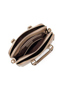 Woman Mink Long Strap Leather Classic Handbag | Derimod Woman Mink Long Strap Leather Classic Handbag | Derimod