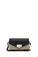 Woman Black Long Strap Crossbody Bag | Derimod Woman Black Long Strap Crossbody Bag | Derimod