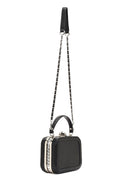 Women's Black Long Strapped Bejeweled Mini Crossbody Bag | Derimod Women's Black Long Strapped Bejeweled Mini Crossbody Bag | Derimod