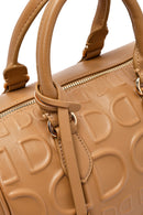 Women's Brown Long Strap Printed Handbag | Derimod Women's Brown Long Strap Printed Handbag | Derimod