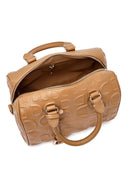 Women's Brown Long Strap Printed Handbag | Derimod Women's Brown Long Strap Printed Handbag | Derimod