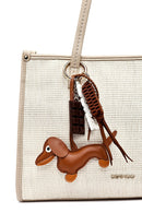 Women's Beige Long Strap Shoulder Bag | Derimod Women's Beige Long Strap Shoulder Bag | Derimod