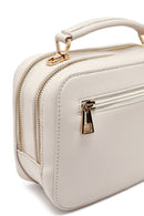 Women's Cream Printed Long Strap Crossbody Bag | Derimod Women's Cream Printed Long Strap Crossbody Bag | Derimod