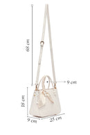 Women's White Long Strap Accessory Handbag | Derimod Women's White Long Strap Accessory Handbag | Derimod