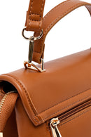 Women's Brown Long Strap Patterned Handbag | Derimod Women's Brown Long Strap Patterned Handbag | Derimod