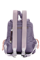 Women's Lilac Fabric Backpack | Derimod Women's Lilac Fabric Backpack | Derimod