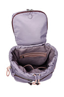 Women's Lilac Fabric Backpack | Derimod Women's Lilac Fabric Backpack | Derimod