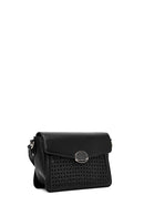 Women's Black Long Strap Crossbody Bag | Derimod Women's Black Long Strap Crossbody Bag | Derimod